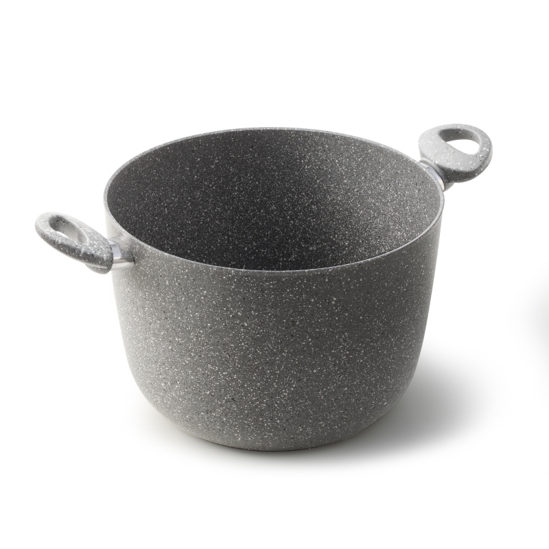 Pentola BEZIA 6 Litri Antiaderente In Ceramica, Adatta A Induzione, Con Coperchio In Vetro E Manico In Silicone