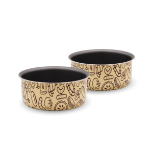 Set 2 teglie per friggitrice ad aria color crema - AirFry