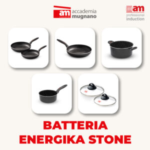 Batteria induzione Energika Stone 7pz