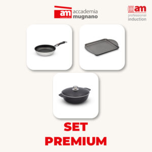 Set Cocò 28 cm + piastra Supergrill 27x27cm + padella chef 26cm