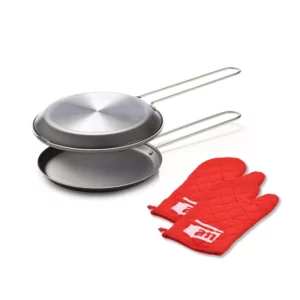 Girafrittata antiaderente 28cm + coppia di presine in stoffa - Fuoco & Idee