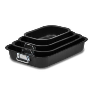 Set teglie rettangolari 20/25/30/35 cm - Vulcano