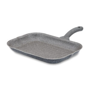 Bistecchiera rettangolare color pietra 24x34cm - Fuoco & Idee